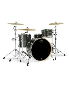 DW Performance Series 4-Piece Shell Pack in Pewter Sparkle