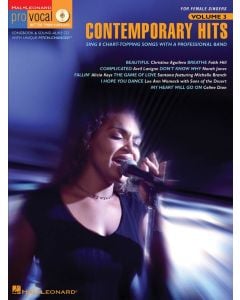 Contemporary Hits Pro Vocal Womens Volume 3 BK/CD