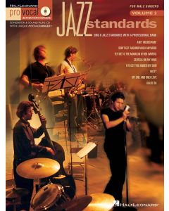 Jazz Standards Pro Vocal Mens Edition Volume 2 BK/CD
