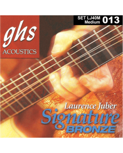 GHS LJ40M Laurence Juber Signature Bronze Acoustic Guitar String 13-56 Gauge