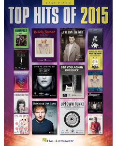 Top Hits of 2015 Easy Piano