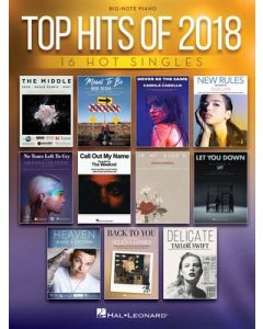 TOP HITS OF 2018 FOR BIG NOTE PIANO