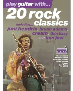 Play Guitar With 20 Rock Classics BK/2CDS Guitar Tab