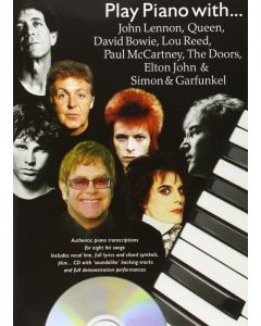 Play Piano With Lennon Queen Bowie Etc Bk/Cd
