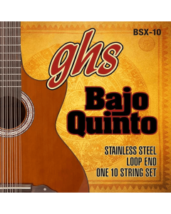 GHS BSX 10 Bajo Quinto Stainless Steel Strings