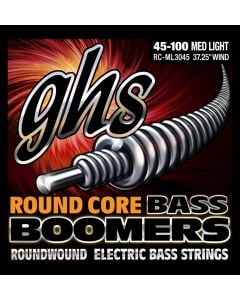 GHS ML3045 Round Core Bass Boomers Guitar Strings 45-100 Gauge