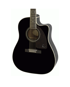 Epiphone AJ220SCE Acoustic Electric Guitar in Ebony