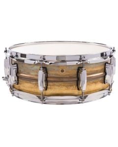 Ludwig Raw Brass Phonic 5" X 14" Brass Shell Snare Drum