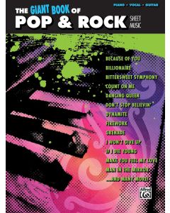 The Giant Book Of Pop & Rock Sheet Music PVG