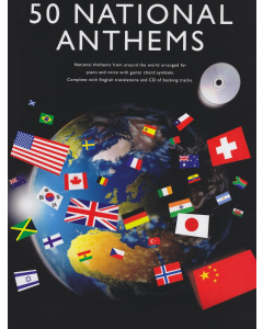 50 National Anthems Book & CD