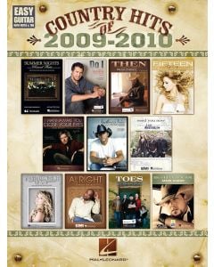 Country Hits Of 2009-2010 Easy Guitar Notes And Tab