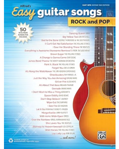 Alfreds Easy Guitar Songs Rock & Pop 50 Hits from Across the Decades Tab