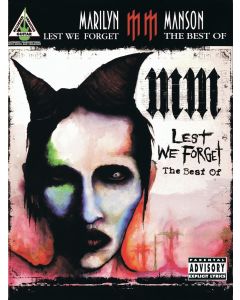 Marilyn Manson Lest We Forget The Best of Guitar Recorded Versions Tab