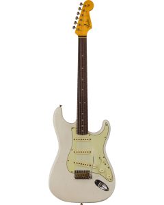 Fender Custom Shop '64 Strat Journeyman Relic, Rosewood Fingerboard in Aged Olympic White