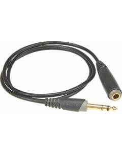 Klotz 3m Headphone Extension Cable - 1/4" TRSM/TRSF