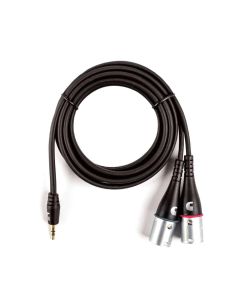 Planet Waves Custom Series 1/8" - Dual  XLR Audio Cable
