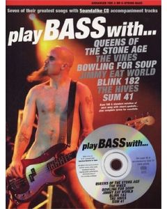 PLAY BASS WITH QUEENS OF STONE AGE/VINES BK/CD