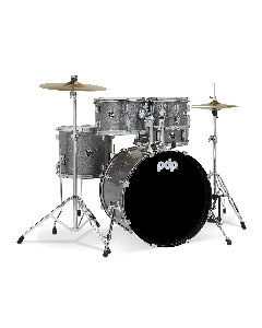PDP Center Stage 5-Piece 20" Complete Kit in Silver Sparkle