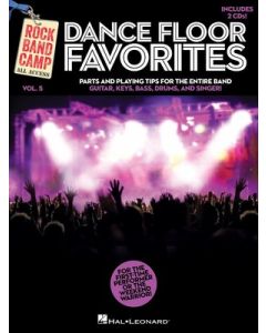 DANCE FLOOR FAVORITES ROCK BAND CAMP V5 BK/CD