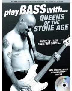 PLAY BASS WITH QUEENS OF STONE AGE TAB BK/CD