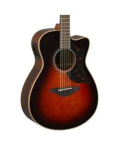 Yamaha AC1R Concert Acoustic Electric Guitar in Tobacco Brown Sunburst