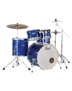 Pearl Export 22" Fusion Plus 5 Piece Drum Kit in High Voltage Blue