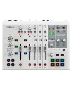 Yamaha AG08W Live Streaming Mixer in White