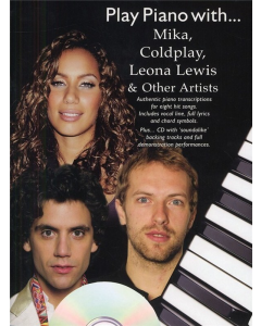 Play Piano With Mika Coldplay Leona Lewis Book & CD