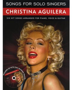 Songs for Solo Singers Christina Aguilera BK/CD