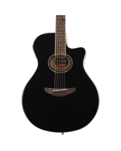 Yamaha APX600 Thinline Acoustic Electric Guitar in Black