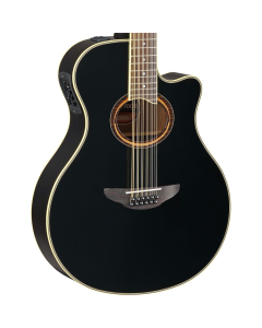 YAMAHA APX700II 12 STRING ELECTRIC ACOUSTIC GUITAR in BLACK 