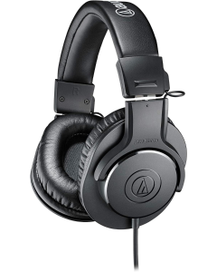 Audio Technica ATH-M20x Professional Studio Closed-back Monitoring Headphones in Black