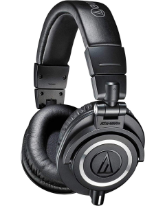  Audio Technica ATH-M50X Premium  Professional Studio Monitor Headphones in Black