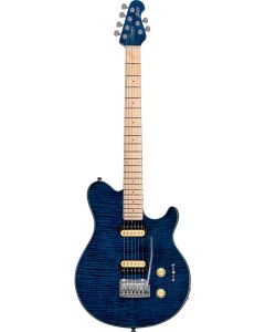 Sterling By Music Man Axis Flame Maple AX3FM in Neptune Blue