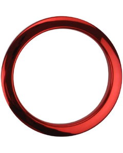 Bass Drum O's HCR4 4" Bass Drum Port in Red Chrome