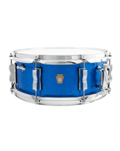 Ludwig Legacy Mahogany Jazz Fest Series 5.5" x 14" Blue Sparkle Snare Drum