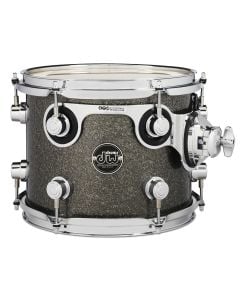 DW Performance Series 8" x 10" Mounted Tom Pewter Sparkle FinishPly Snare Drum