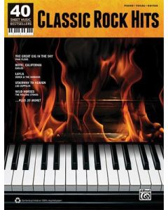 CLASSIC ROCK HITS 40 SHEET MUSIC BESTSELLERS PVG