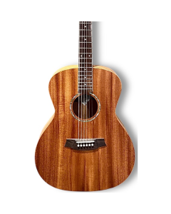 Cole Clark SAN1-MMAH Studio Grand Auditorium Acoustic Electric Guitar in African Mahogany