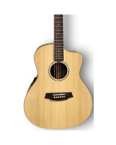 Cole Clark Studio GA SAN1EC-SR Acoustic Electric Guitar in Natural