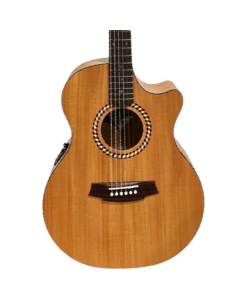 Cole Clark SRAN2EC-MMAH-R Studio Recording Grand Auditorium Acoustic Electric Guitar in Natural Satin