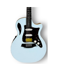Cole Clark TL2EC-BLBL-HSS True Hybrid model with HSS configuration in Sonic Blue