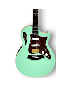 Cole Clark TL2EC-BLBL-HSS True Hybrid model with HSS configuration in Surf Green