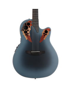 Ovation Celebrity Elite Mid Cutaway in Reverse Blue Burst