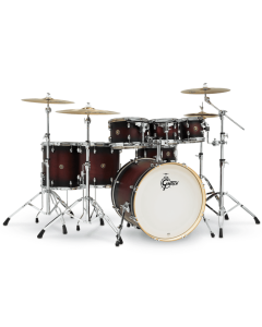 Gretsch Catalina Maple 7 Piece Shell Pack in Satin Deep Cherry Burst