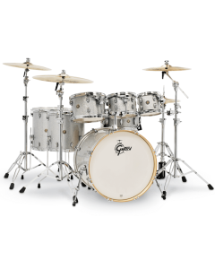 Gretsch Catalina Maple 7 Piece Shell Pack in Silver Sparkle