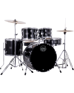 Mapex Comet 5 Piece Rock Drum Kit in Dark Black