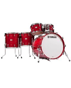 Yamaha Absolute Hybrid Maple 5 Piece Drum Kit in Red Autumn