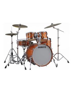 Yamaha Absolute Hybrid Maple 5 Piece Drum Kit in Orange Sparkle