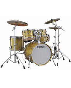 Yamaha Absolute Hybrid Maple Drum Kit 5 Piece in Gold Champagne Sparkle